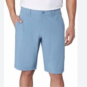 £Hang Ten Hybrid Golf Shorts Size 34 Micro Checkered